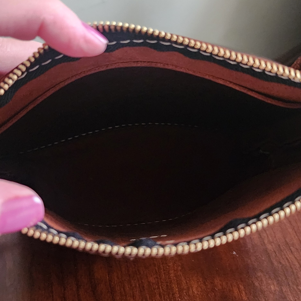 Portland Leather Dark Brown Messenger Bag - Picture 5 of 5